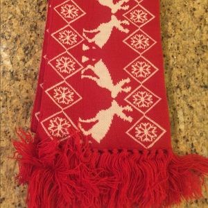 Funny ugly holiday sweater scarf